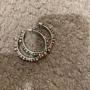 Dannijo orange hoops